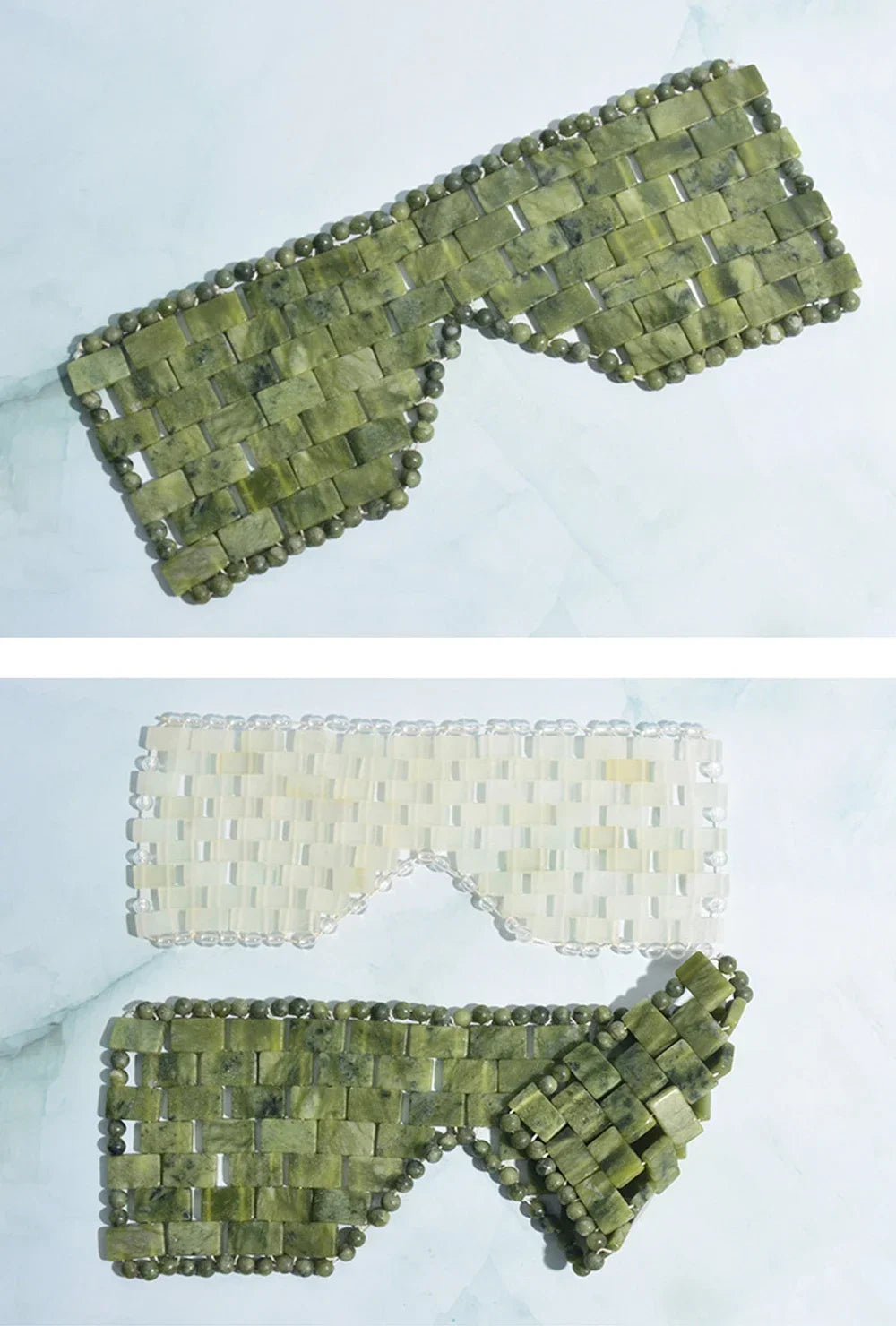 Lumora Cooling Jade Eye Mask – Natural Relaxation for Tired Eyes