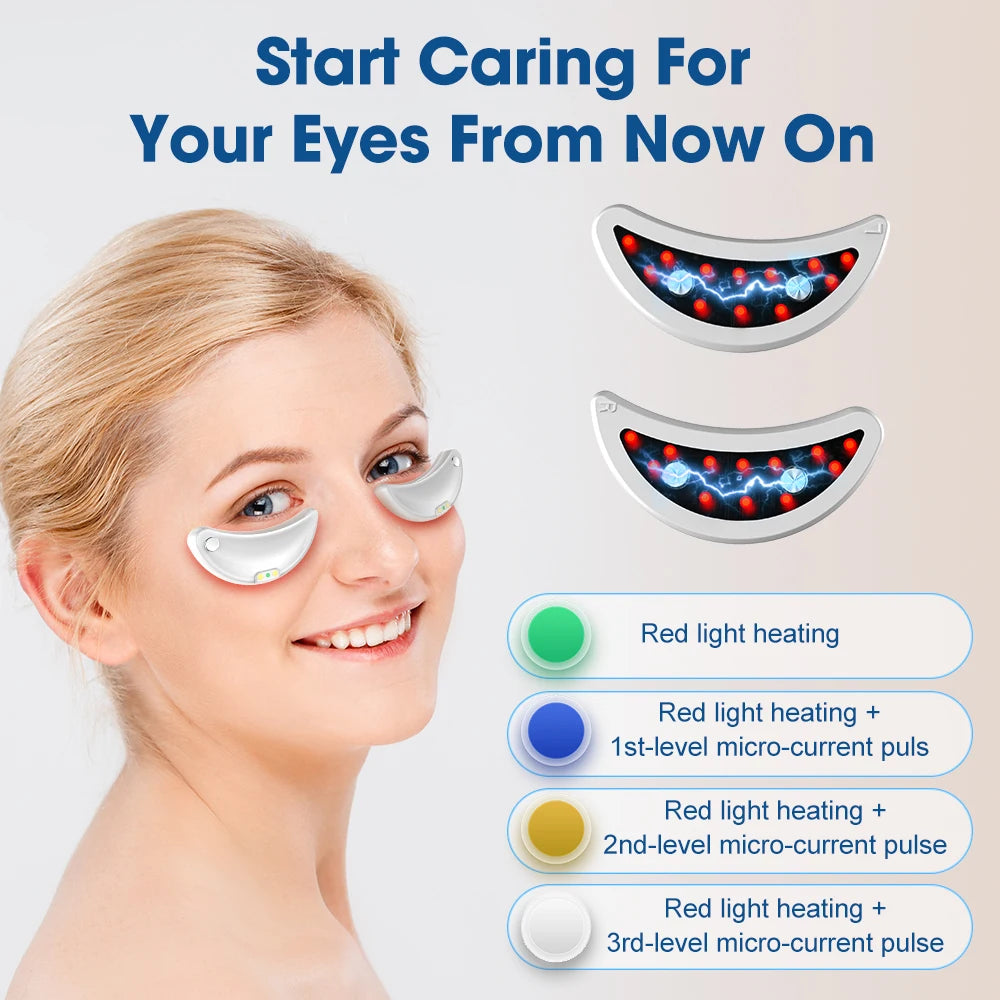 Red Light Eye Massager with EMS Anti-Aging Eye Care